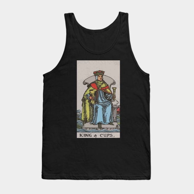 Tarot Card = King of Cups Tank Top by tetratarot